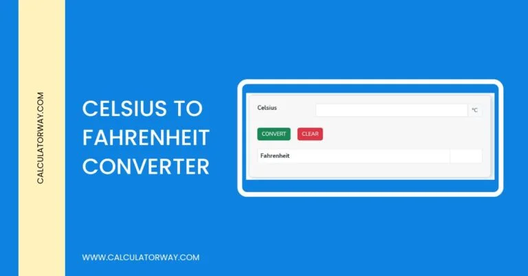 celsius to fahrenheit converter