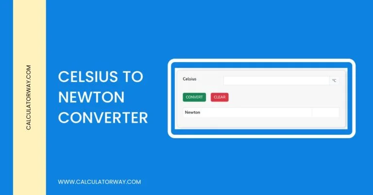 celsius to newton converter