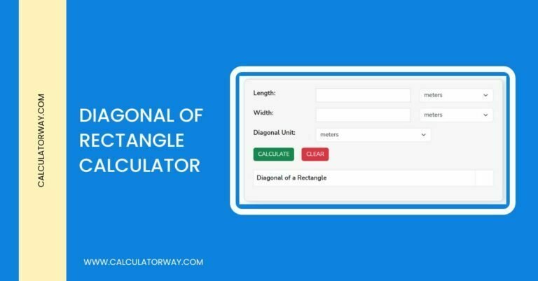 diagonal of rectangle calculator