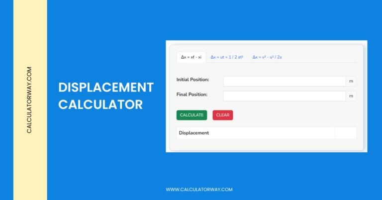 displacement calculator