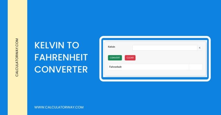 kelvin to fahrenheit