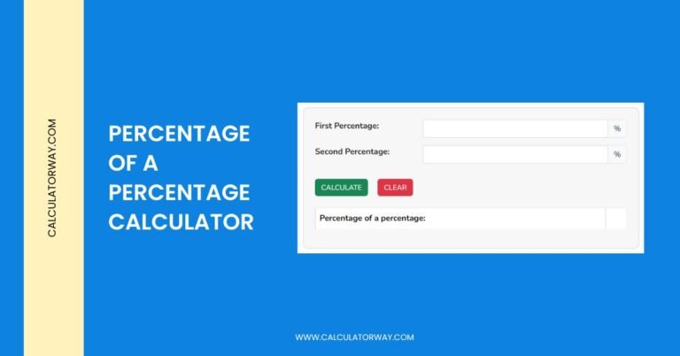 percentage of a percentage