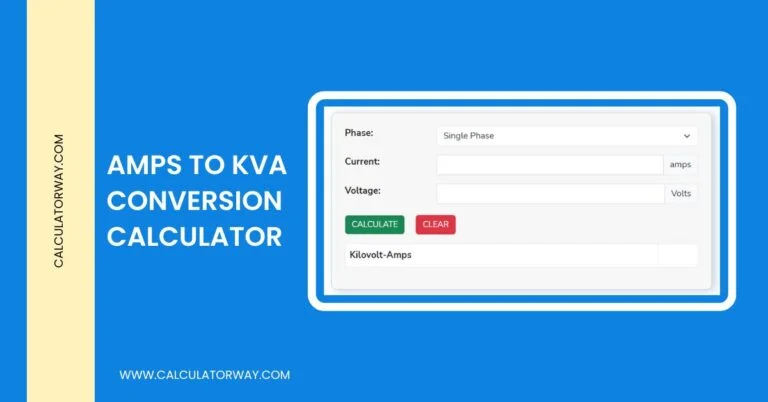 amps to kva calculator