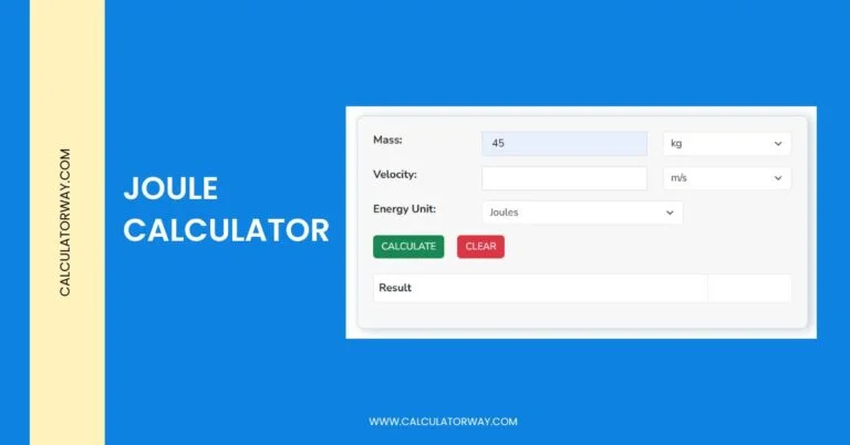 joule calculator